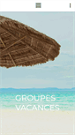 Mobile Screenshot of groupes-vacances.com